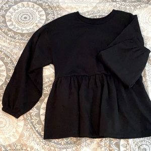 Zara peplum sweater